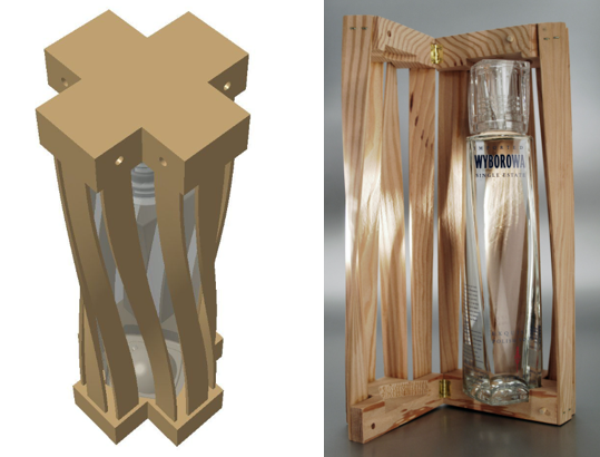 Wyborowa: Vodka bottle design